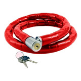 Cadeado Articulado Starfer Moto 1 0m X 24mm Chave Tetra