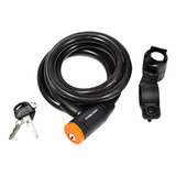 Cadeado Bicicleta Moto C Chave Maxtrava 12 Mm X 1500 Mm Cor Preto