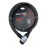 Cadeado Bike Moto 25mmx1 5m Inviktus Espiral C chave Aço Mtb