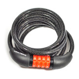 Cadeado Bike Senha Trava Bicicleta Espiral 8x1500mm Maxtrava