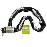 Cadeado Bike Tipo Corrente Em Aço Reforçado Revestido 8mm X 90cm Com Chave Elleven Bicicleta Moto Estepe Portão Grade