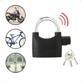 Cadeado Com Alarme Antifurto Resistente Moto E Bike 3 Chaves
