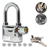 Cadeado Com Alarme Sonoro Anti furto Moto Motoboy Bicicleta