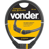 Cadeado Com Senha Para Bike Bicicleta Segredo 60 Cm Vonder