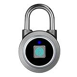 Cadeado De Impressão Digital Bloqueio Bluetooth Aplicativo Móvel Cadeado Inteligente MEGAFEIS Com Tecnologia Biométrica Sem Chave Resistente à água Adequado Para Academia Esportes 