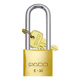 Cadeado De Latão Haste Longa Pado Lt-30/75mm Resistente Cor Dourado