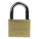 Cadeado De Latão Pado Lt 50mm 2 Chaves Não Enferruja