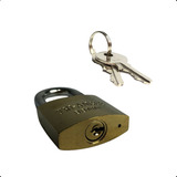Cadeado Dourado 38mm Aço Reforçado Seguro Anti furto