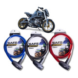 Cadeado Moto Reforçado 2 Chaves Tetra Anti furto Corrente