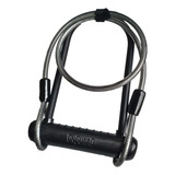 Cadeado Neon U lock Preto Cabo Bike Moto Bicicleta Onguard