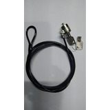 Cadeado Notebook Trava Com 2 Chaves Revestido Preto 1 80 M