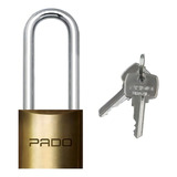 Cadeado Pado 35 50mm Hl Nivel 5 Uso Geral 2 Chaves Latao Cor Dourado
