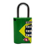 Cadeado Pado Brasil Tsa Com Segredo Para Mala Bolsa Mochila