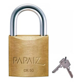 Cadeado Papaiz Latão Cr 50mm Standard