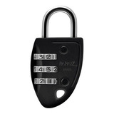 Cadeado Papaiz Segredo Cs23 30mm Senha 3 Dígitos Cor Preto
