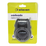 Cadeado Retrátil Com Segredo 3x1200mm Elleven Bike Capacete