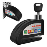 Cadeado Trava Disco Freio Alarme Sonoro Sensor De Movimento