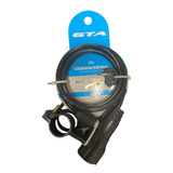 Cadeado Trava Gta Bike Bicicleta Cabo Aço 1mt X 6mm C Chave