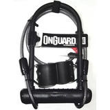 Cadeado Trava U lock Chave Onguard 8154 Reforçado Com Cabo