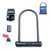 Cadeado Trava U lock Onguard 8153 Chave Bike Moto Neon Preto