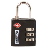 Cadeado Tsa Lock Com Combinação Segredo Sestini 9590