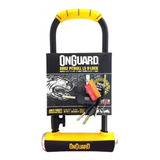 Cadeado U lock Onguard Pitbull 8002 Reforçado Chave Bike