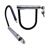 Cadeado U-lock Reforçado Chave Tetra Bike Moto Antifurto -Preto-