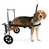 Cadeira 2 Rodas Cachorro Tamanho M Pet Carrinho Regulável