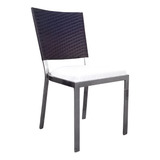 Cadeira Aluminio Com Fibra Para Mesa Jantar Cozinha
