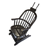 Cadeira Balanço Antiga Madeira Somente Para Retirar No Local