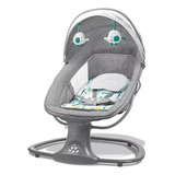 Cadeira Balanço Bebê Mastela Techno Premium Elétrica Cinza