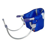 Cadeira Bebe Alimentacao Dobravel Suspensa Portátil Azul