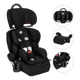 Cadeira Cadeirinha Preta Para Carro Bebê E Criança 