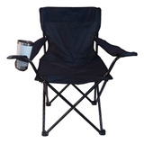 Cadeira Camping Dobrável C Bolsa E Porta Copos