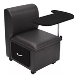 Cadeira Cirandinha Manicure Retrátil C Suporte Apoio Pernas