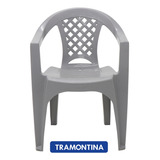 Cadeira Com Braço Plástica Poltrona Iguape