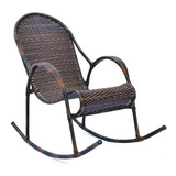 Cadeira De Balanço Ferro E Fibra