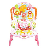 Cadeira De Balanço Para Bebê Fisher price Y4544 Coelho Rosa