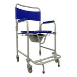 Cadeira De Banho Com Comadre D45 Com Rodas Higiênica Dobrável
