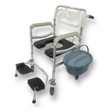 Cadeira De Banho Higienica Aluminio Dobravél 160kg Supermedy