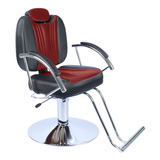 Cadeira De Cabeleireiro Barbeiro Reclinável Hidráulica