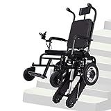 Cadeira De Escada Elétrica Portátil Para Cadeira De Rodas  Segura E Confortável Para Subir E Descer Escadas Para Idosos E Deficientes  Dobrável Três Motores Bateria De Lítio