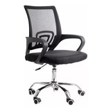 Cadeira De Escritorio Encosto Tela Mesh Respiravel Masterchair Base Cromada Rodizios Tok Giratoria Presidente Diretor Cor Preta Assento Confortável Original