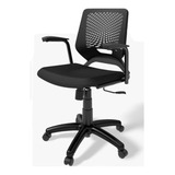 Cadeira De Escritório Plaxmetal Beezi Giratória Bezzi Ergonômica Preta