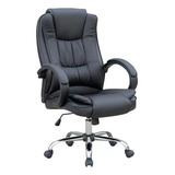 Cadeira De Escritório Presidente Ergonômica Premium Couro