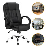 Cadeira De Escritório Presidente Ergonômica Premium Couro