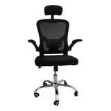 Cadeira De Escritório Presidente Giratória Ergonômica Preta
