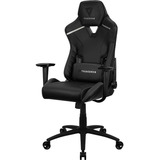 Cadeira De Escritório Thunderx3 Tc3 Gamer Ergonômica All Black Com Estofado De Couro Sintético