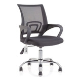 Cadeira De Escritório Zcod V101 Ergonômica Preta Com Estofado De Malha
