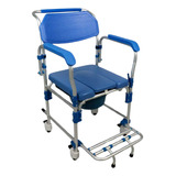 Cadeira De Higienização D60 Em Alumínio 150kg Dellamed